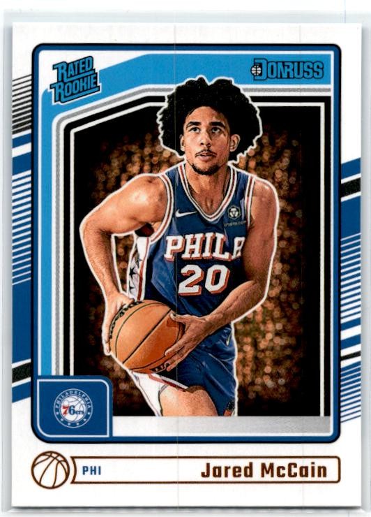 2024-25 Donruss #228 Jared McCain Rookie Philadelphia 76ers