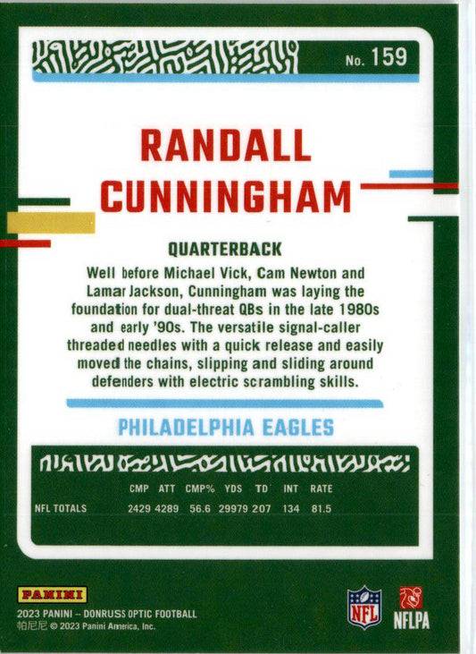 2023 Donruss Optic #159 Randall Cunningham Philadelphia Eagles