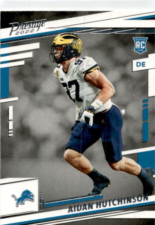 2022 Panini Prestige #312 Aidan Hutchinson Rookie Detroit Lions