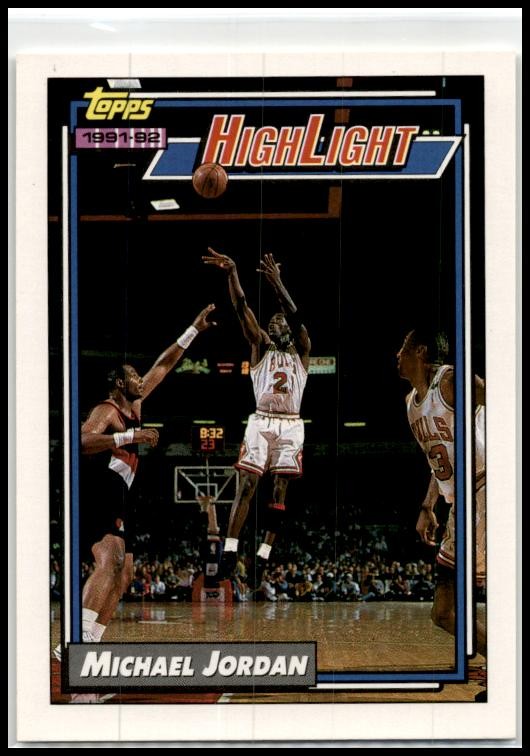 1992-93 Topps Gold #3 Michael Jordan Chicago Bulls