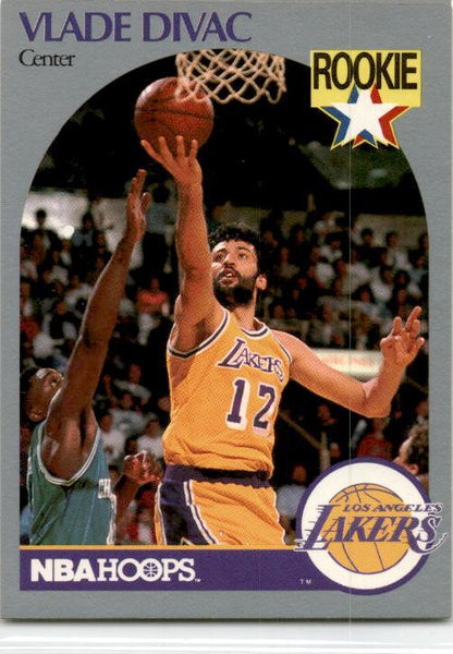 1990-91 Hoops #154 Vlade Divac RC Lakers
