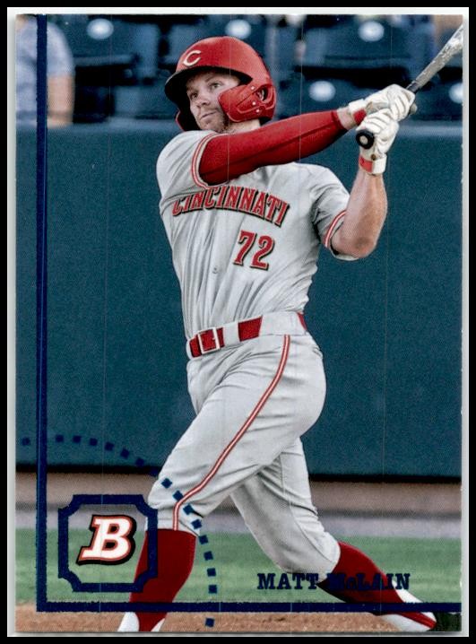 2022 Bowman Heritage Prospects #BHP-92 Matt McLain Cincinnati Reds