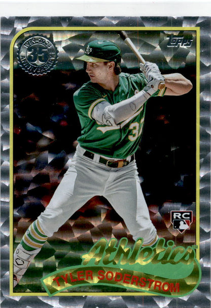 2024 Topps Silver Foil #89B-100 Tyler Soderstrom Oakland Athletics