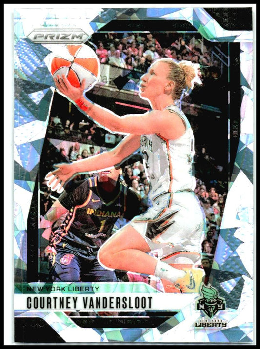 2024 Panini Prizm WNBA Ice Prizms #53 Courtney Vandersloot New York Liberty