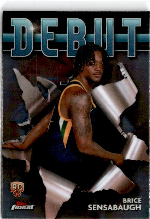 2023-24 Topps Finest Debut #D-29 Brice Sensabugh Utah Jazz