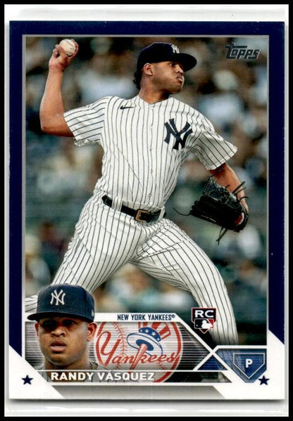 2023 Topps Update Royal Blue #US56 Randy Vásquez New York Yankees