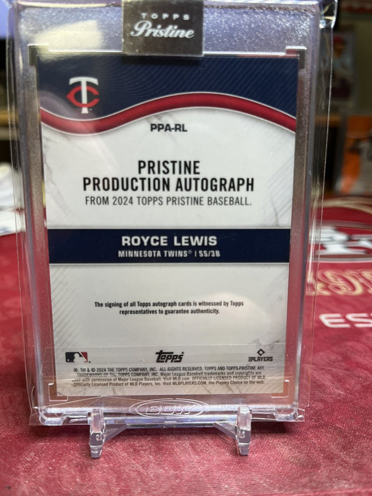 2024 Topps Pristine Pristine Production Autograph  PPA-RL Royce Lewis  /99 Twins