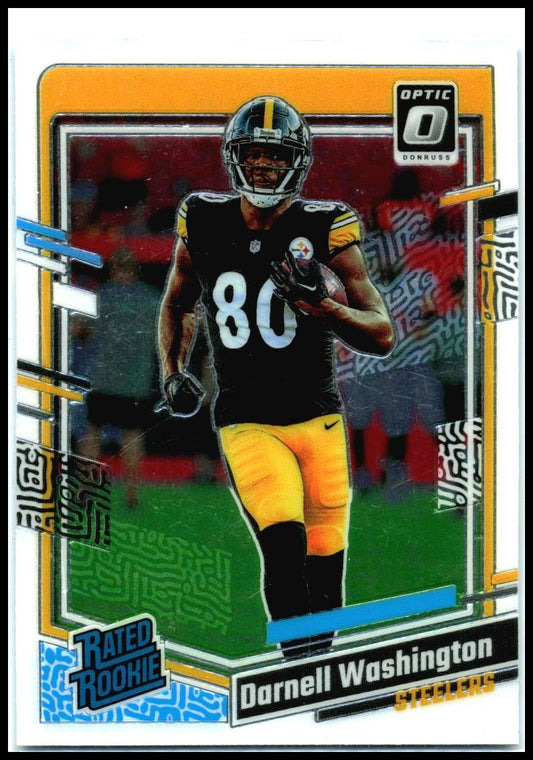 2023 Donruss Optic #286 Darnell Washington Rookie Pittsburgh Steelers