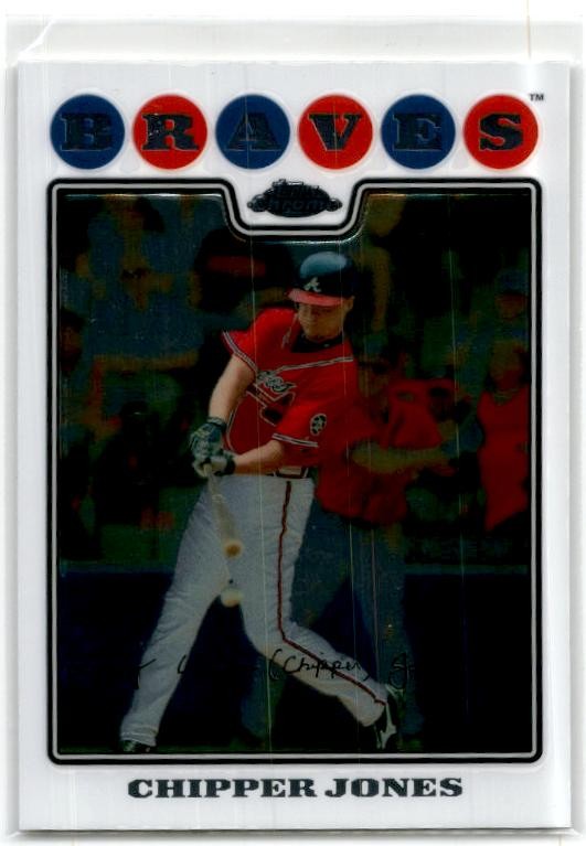 2008 Topps Chrome #132 Chipper Jones Atlanta Braves