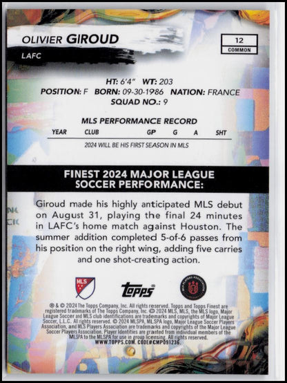 2024 Finest MLS #12 Olivier Giroud