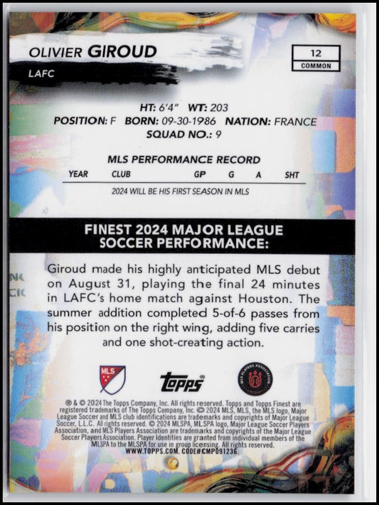 2024 Finest MLS #12 Olivier Giroud