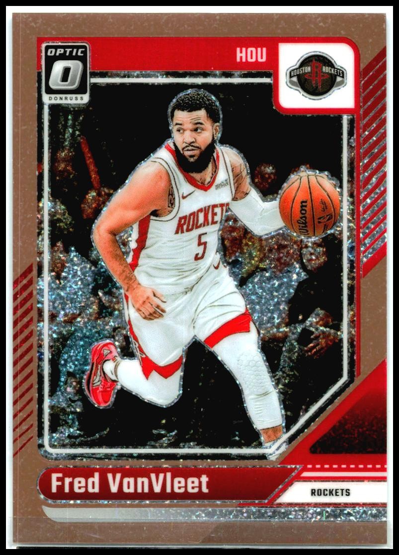 2024-25 Donruss Optic Copper Glitter #117 Fred VanVleet #/99 Houston Rockets