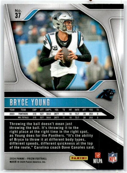 2024 Panini Prizm #37 Bryce Young Carolina Panthers