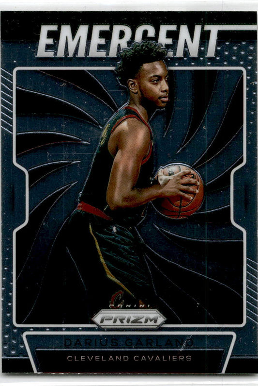 2019 Panini Prizm Emergent #19 Darius Garland Cleveland Cavaliers.