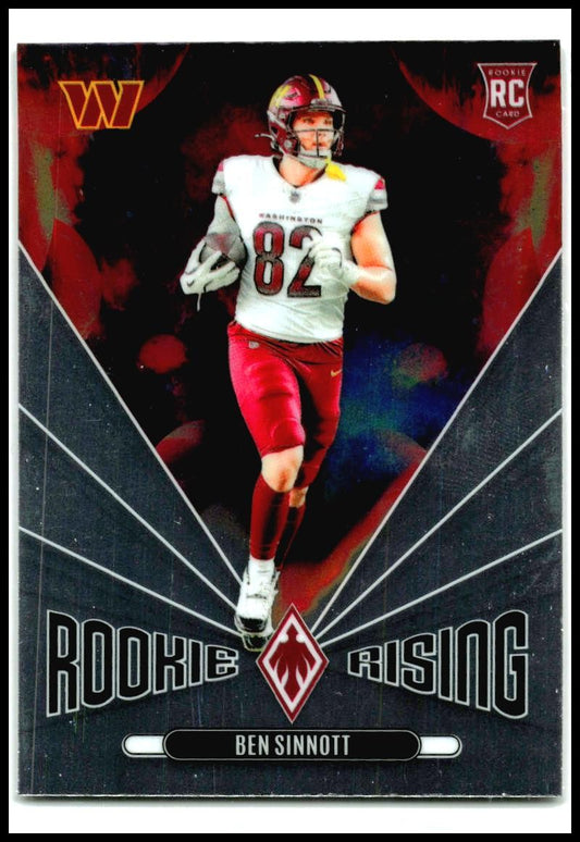 2024 Panini Phoenix Rookie Rising #RR-BST Ben Sinnott Washington Commanders