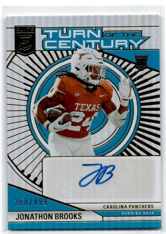 2024 Elite Turn of the Century #/499 #TCA-JBR Jonathon Brooks Auto Panthers