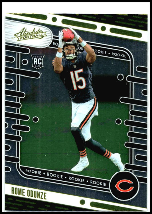 2024 Panini Absolute #109 Rome Odunze Chicago Bears
