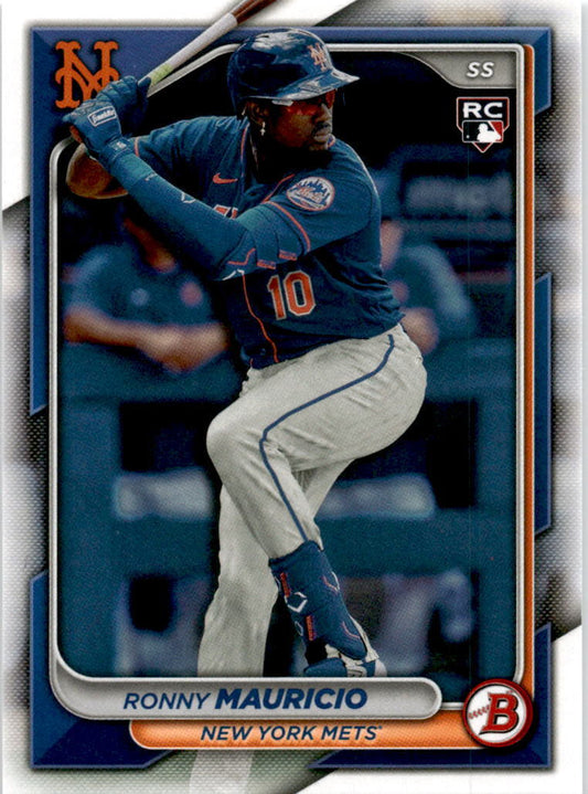 2024 Bowman #13 Ronny Mauricio Rookie New York Mets