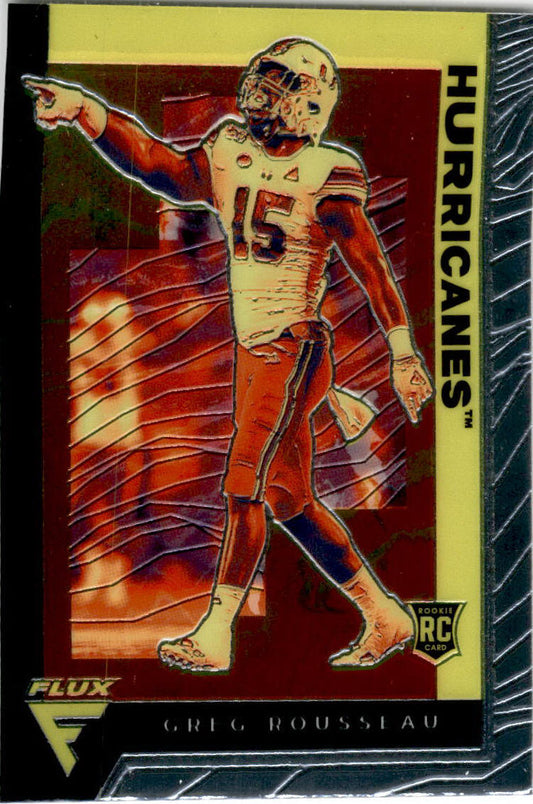 2021  chronicles Flux Draft Picks #226 Greg Rousseau Buffalo Bills / Miami