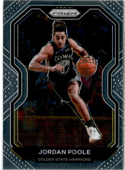 2020-21 Panini Prizm #147 Jordan Poole Golden State Warriors