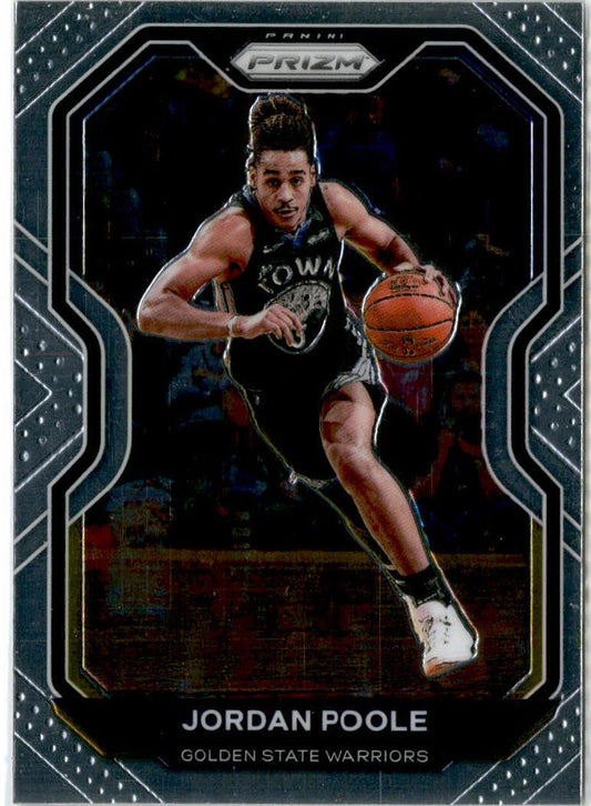 2020-21 Panini Prizm #147 Jordan Poole Golden State Warriors