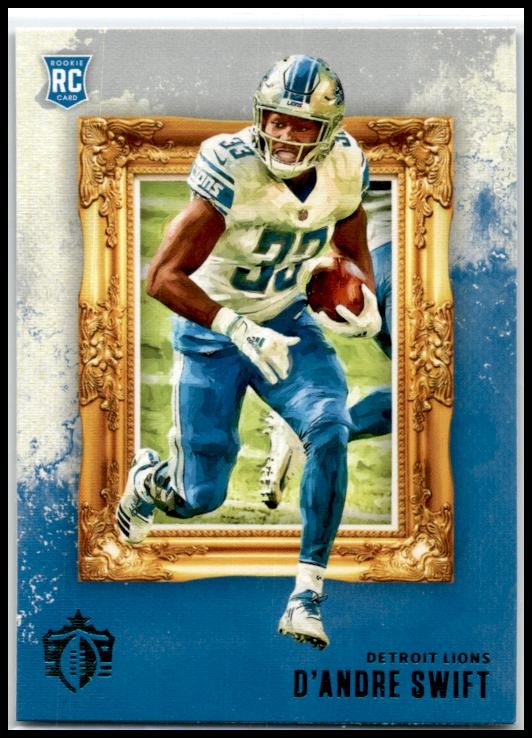 2020 Panini Chronicles Gridiron Kings Green #GK-10 D'Andre Swift Detroit Lions