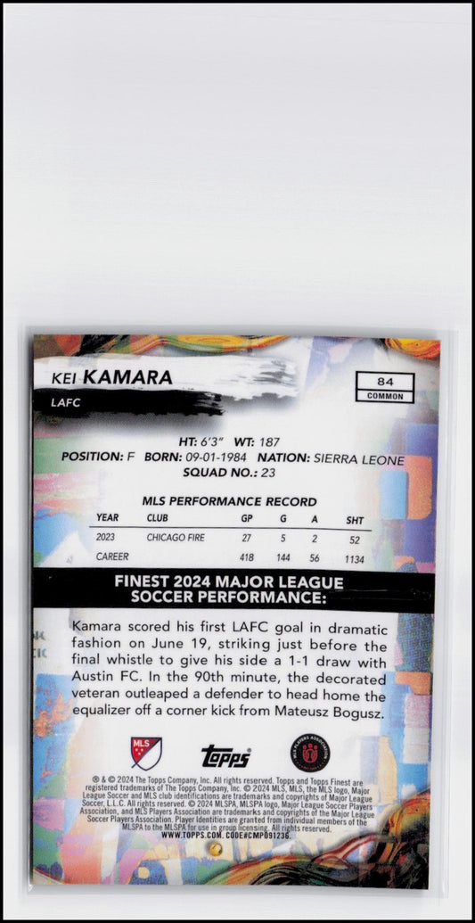 2024 Finest MLS #84 Kei Kamara