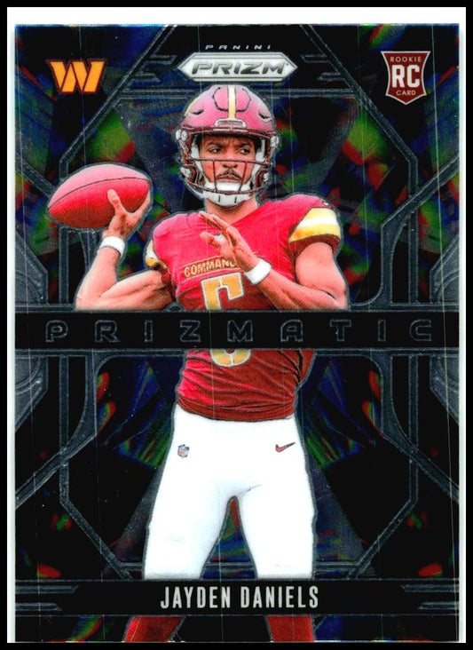 2024 Panini Prizm Prizmatic #3 Jayden Daniels Washington Commanders