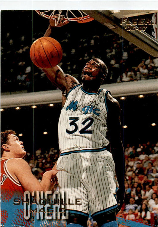 1996 Fleer #79 Shaquille O'Neal Orlando Magic