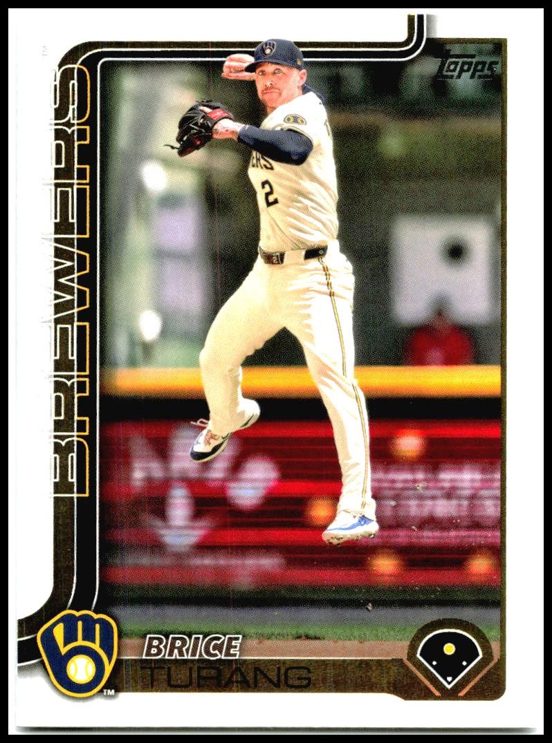 2025 Topps #45 Brice Turang Milwaukee Brewers