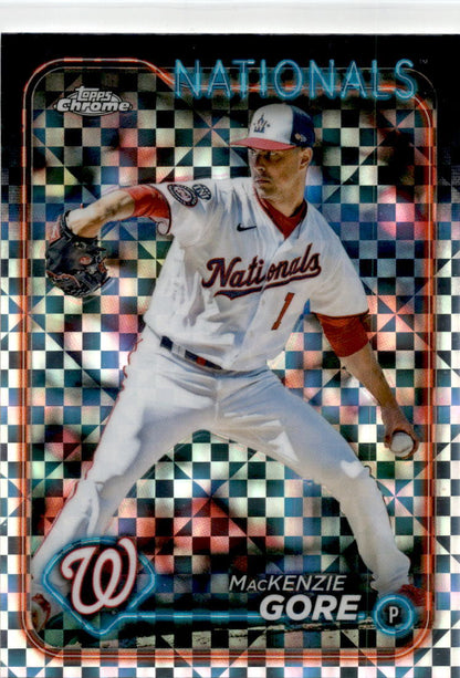2024 Topps Chrome X-Fractors #94 MacKenzie Gore Washington Nationals