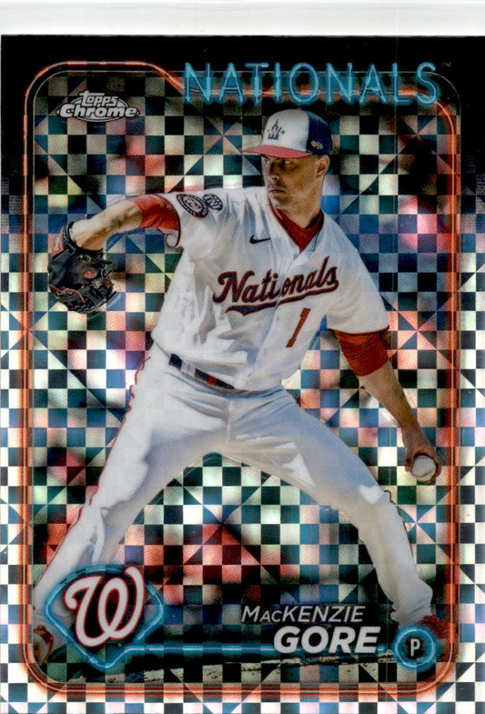 2024 Topps Chrome X-Fractors #94 MacKenzie Gore Washington Nationals
