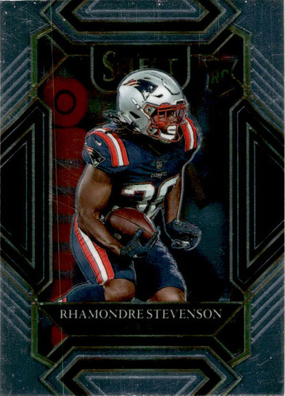 2021 Panini Select #275 Rhamondre Stevenson Rookie