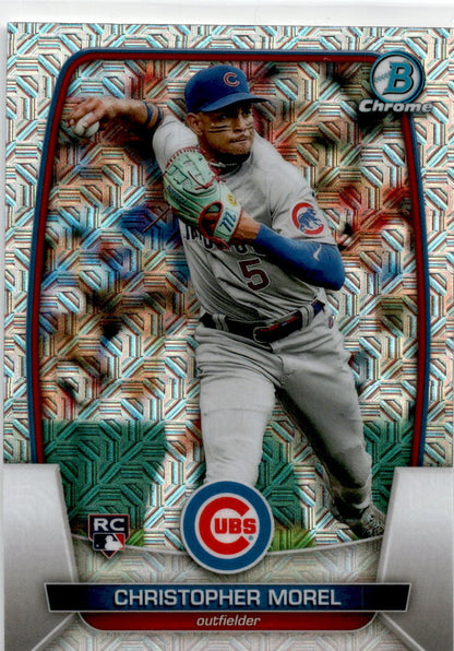 2023 Bowman Chrome Mojo Refractors #34 Christopher Morel Chicago Cubs