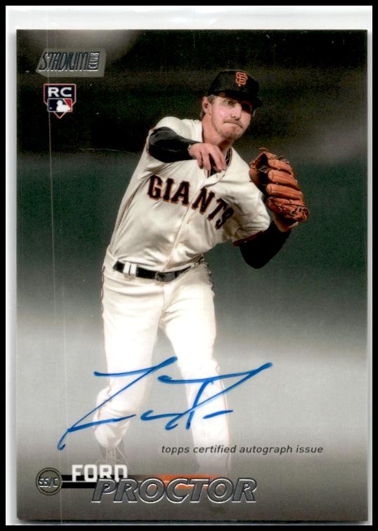 2023 Stadium Club Autographs #SCBA-FP Ford Proctor Auto San Francisco Giants