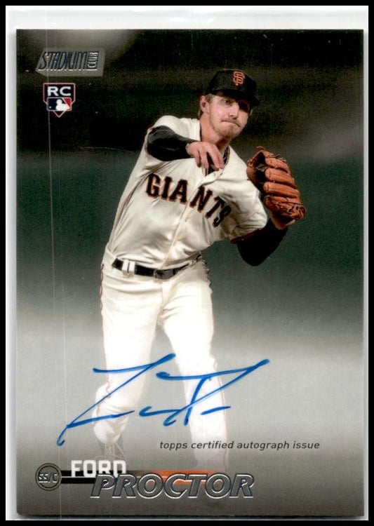 2023 Stadium Club Autographs #SCBA-FP Ford Proctor Auto San Francisco Giants