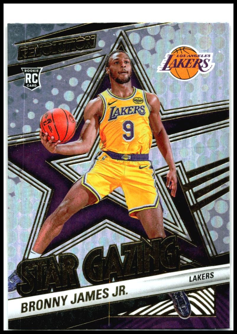 2024-25 Panini Revolution Star Gazing #14 Bronny James Jr. Los Angeles Lakers