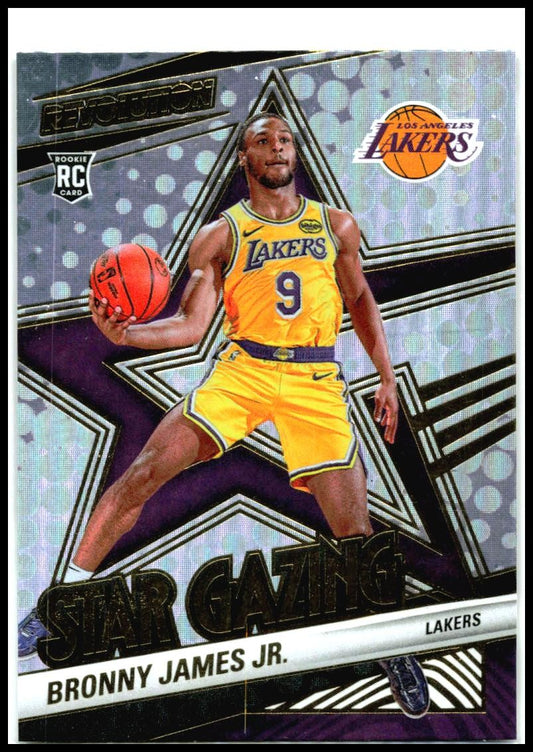 2024-25 Panini Revolution Star Gazing #14 Bronny James Jr. Los Angeles Lakers