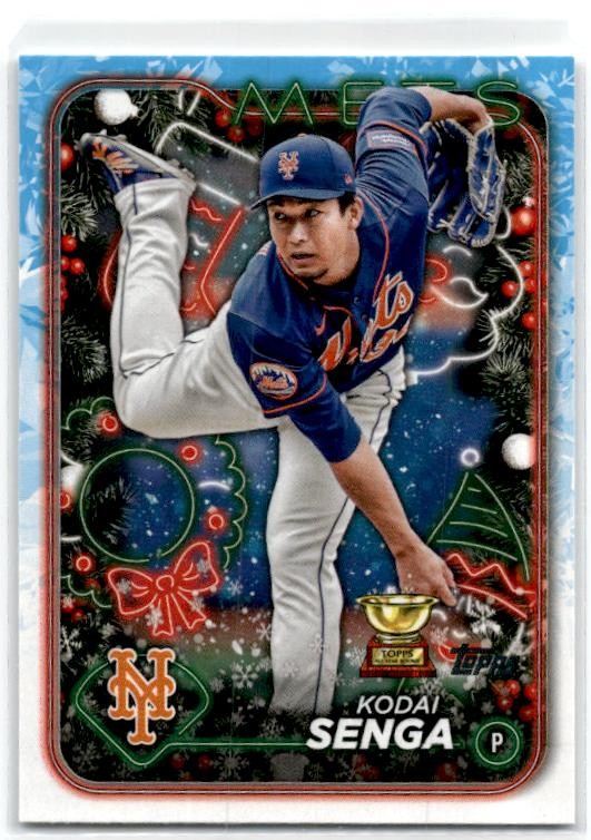2024 Topps Holiday #H190 Kodai Senga New York Mets