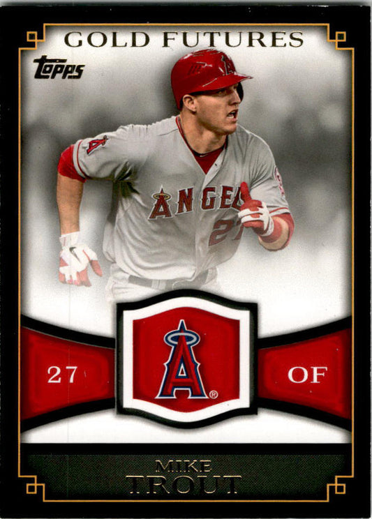 2012 Topps Gold Futures #GF-16 Mike Trout Los Angeles Angels