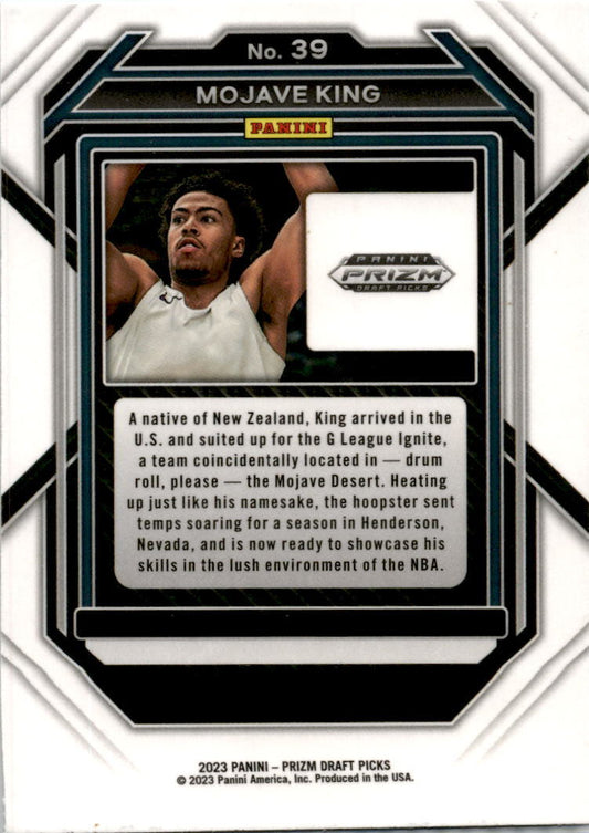 2023 Panini Prizm Draft Picks #39 Mojave King NBA G League Ignite