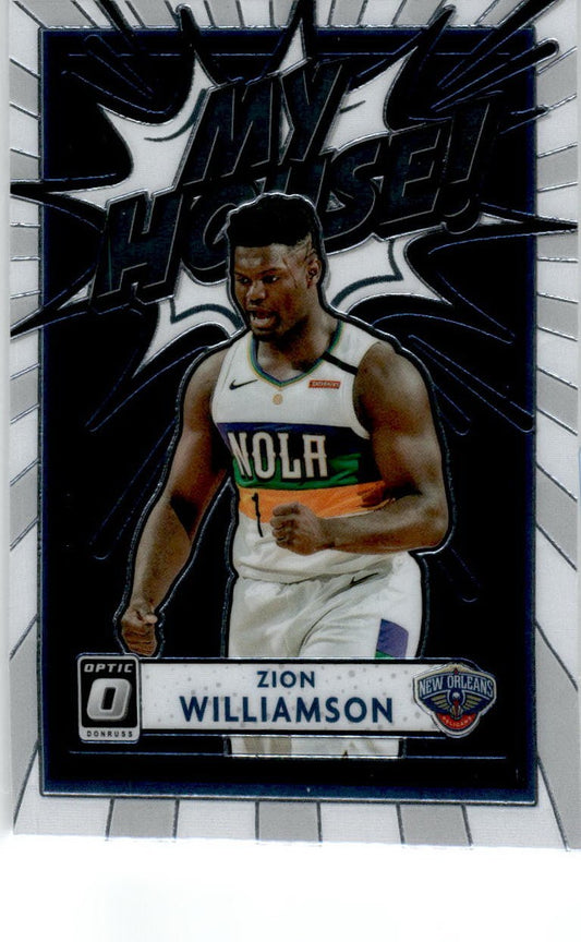 2020 Donruss Optic My House! #18 Zion Williamson  New Orleans Pelicans