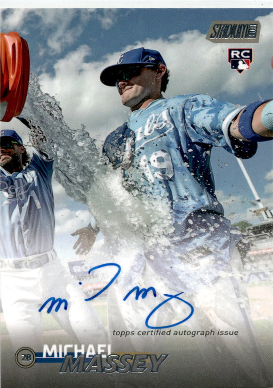 2023 Stadium Club Autographs #SCBA-MMY Michael Massey Auto Kansas City Royals