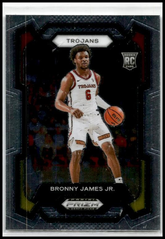 2024 Panini Prizm Draft Picks #86 Bronny James Jr. USC Trojans