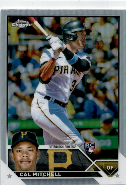 2023 Topps Refractor #313 Cal Mitchell Pittsburgh Pirates