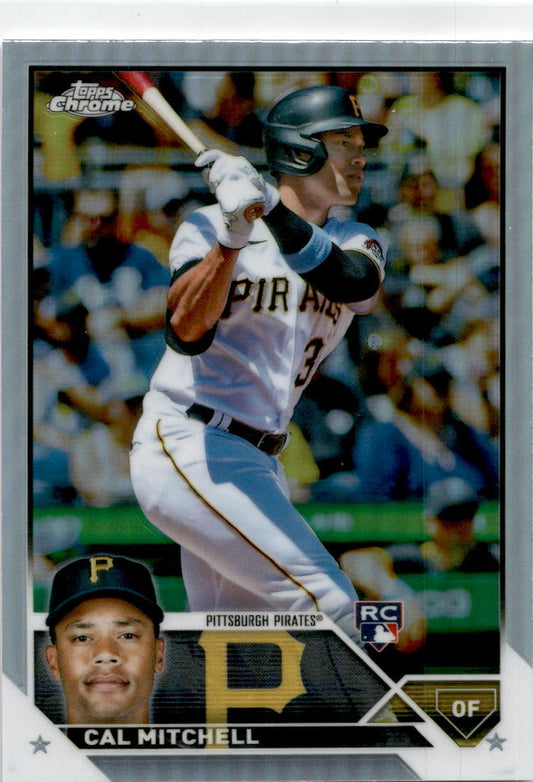 2023 Topps Refractor #313 Cal Mitchell Pittsburgh Pirates