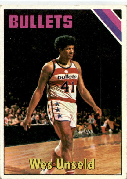 1975-76 Topps #115 Wes Unseld Washington Bullets