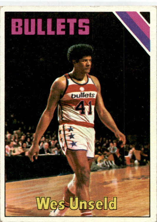 1975-76 Topps #115 Wes Unseld Washington Bullets