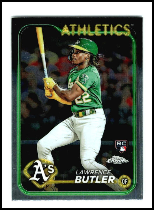 2024 Topps Chrome #5 Lawrence Butler Rookie Oakland Athletics