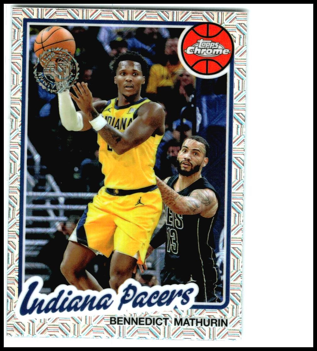 2025-26 Topps 1980-81 Topps Chrome Mojo #TC-BM Bennedict Mathurin Indiana Pacers